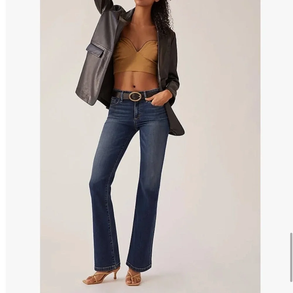 Joe's Jeans The Provocateur Bootcut Jeans W27 Blue Denim Stretch Flap Pocket